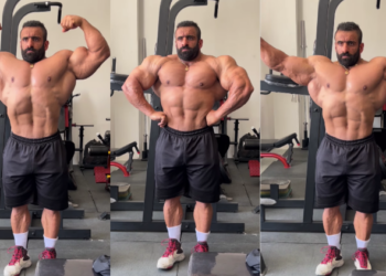 Hadi Choopan Showcases Impressive Off-Season Physique Update Ahead of Title Defense in 2023
