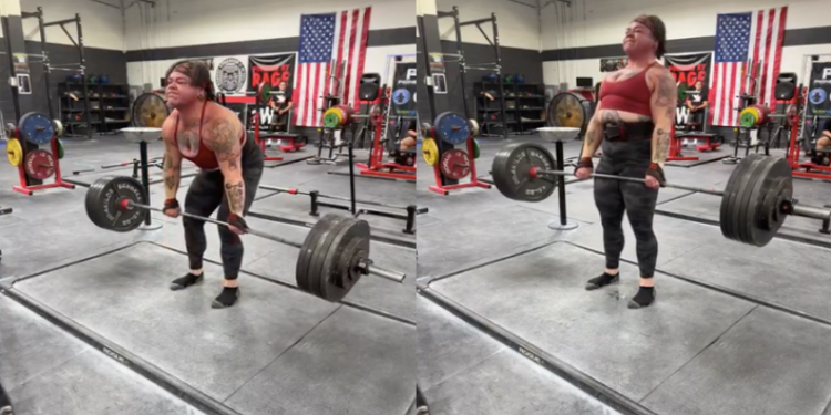 Inez Carrasquillo, Strongwoman, Hits New Personal Record with a 550-lb (249.5-kg) Deadlift in Training!
