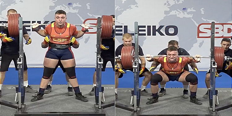 Antonio Perez Barros Sets IPF Junior World Record in 105kg Division with Monumental 333-kg (734.1-lb) Raw Squat as Powerlifting World Watches in Awe