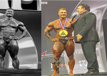 Chris Bumstead Secures His 5th Consecutive Victory at the 2023 Classic Physique Olympia Despite a Lat Tear!