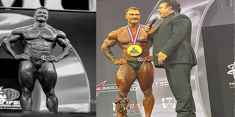Chris Bumstead Secures His 5th Consecutive Victory at the 2023 Classic Physique Olympia Despite a Lat Tear!