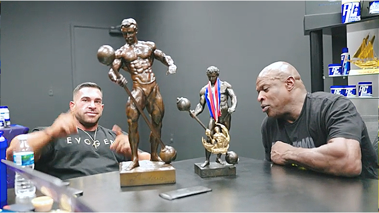Derek Lunsford Teams Up with Ronnie Coleman for a Shoulder Workout Post 2023 Mr. Olympia Victory