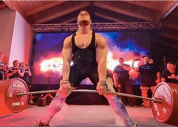 Ventsislav Dimitrov Achieves Remarkable 505-kg (1,113.3-lb) Deadlift at the 2023 Eisenhart Black Competition