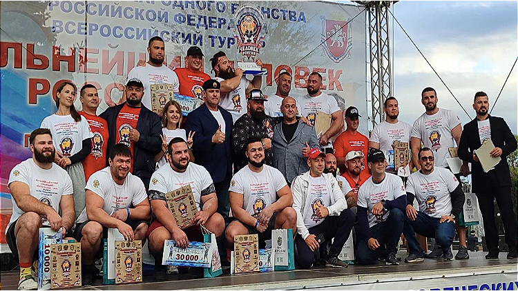 Featured image – 2024 Russia’s Strongest Man Results– Credit: @dmitrii_skosyrskii, @world_strongest_nation_ (Instagram)