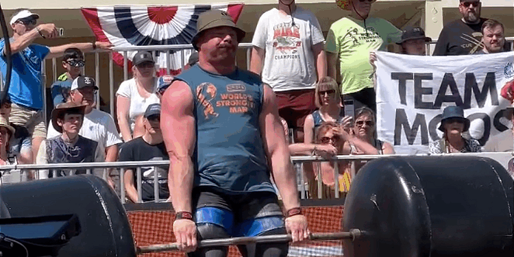 2025 World’s Strongest Man Deadlift for Reps Official Results