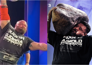 2026 Arnold Strongman Classic Day One Results — Mitchell Hooper and Austin Andrade Lead