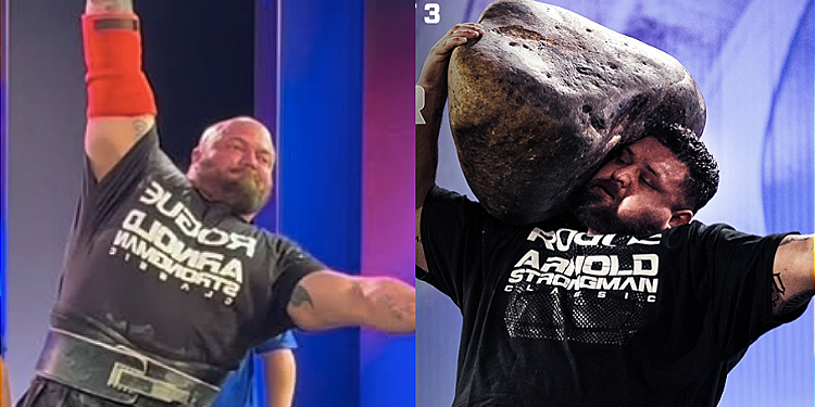 2026 Arnold Strongman Classic Day One Results — Mitchell Hooper and Austin Andrade Lead